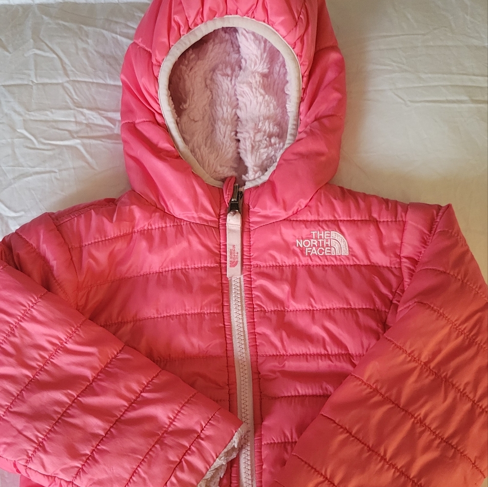 Reversible North face jacket size 2T